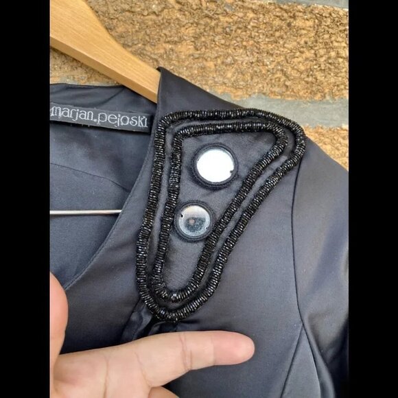 Marjan Pejoski Stapless Embellished Dress size xs - Picture 4 of 11